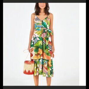 Farm Rio Women's Tropical Fair Midi Dress